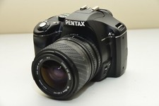 PENTAX K-M DSLR Camera Black w/ Sigma 28-70mm f/3.5-4.5 Lens. Parts Repair AS-IS