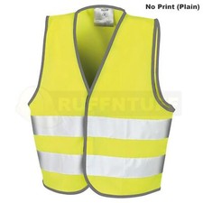 Image of Hi Vis Kids Safety Vest Personalised Custom Printed Childrens High Visibility