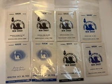 Lot of 8 1950-1960’s Central Railroad New Jersey CNJ Timetables Mainline Trains