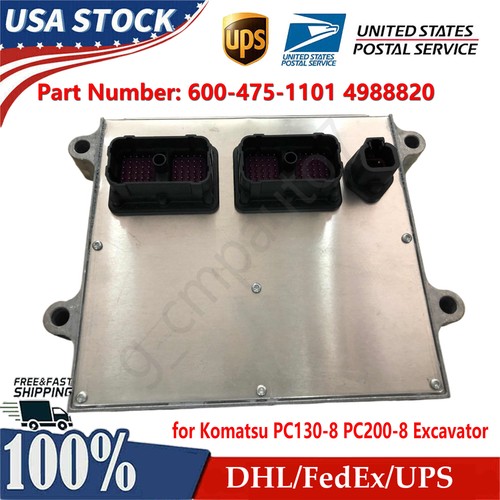 600-475-1101 4988820 CPU Controller Board for Komatsu PC130-8 PC200-8 Excavator - Foto 1 di 2