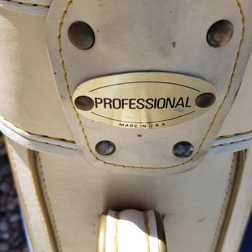 Professional Golf Cart Bag Blue USA Vintage 14 Way Dividers Ron Miller? - Picture 5 of 12