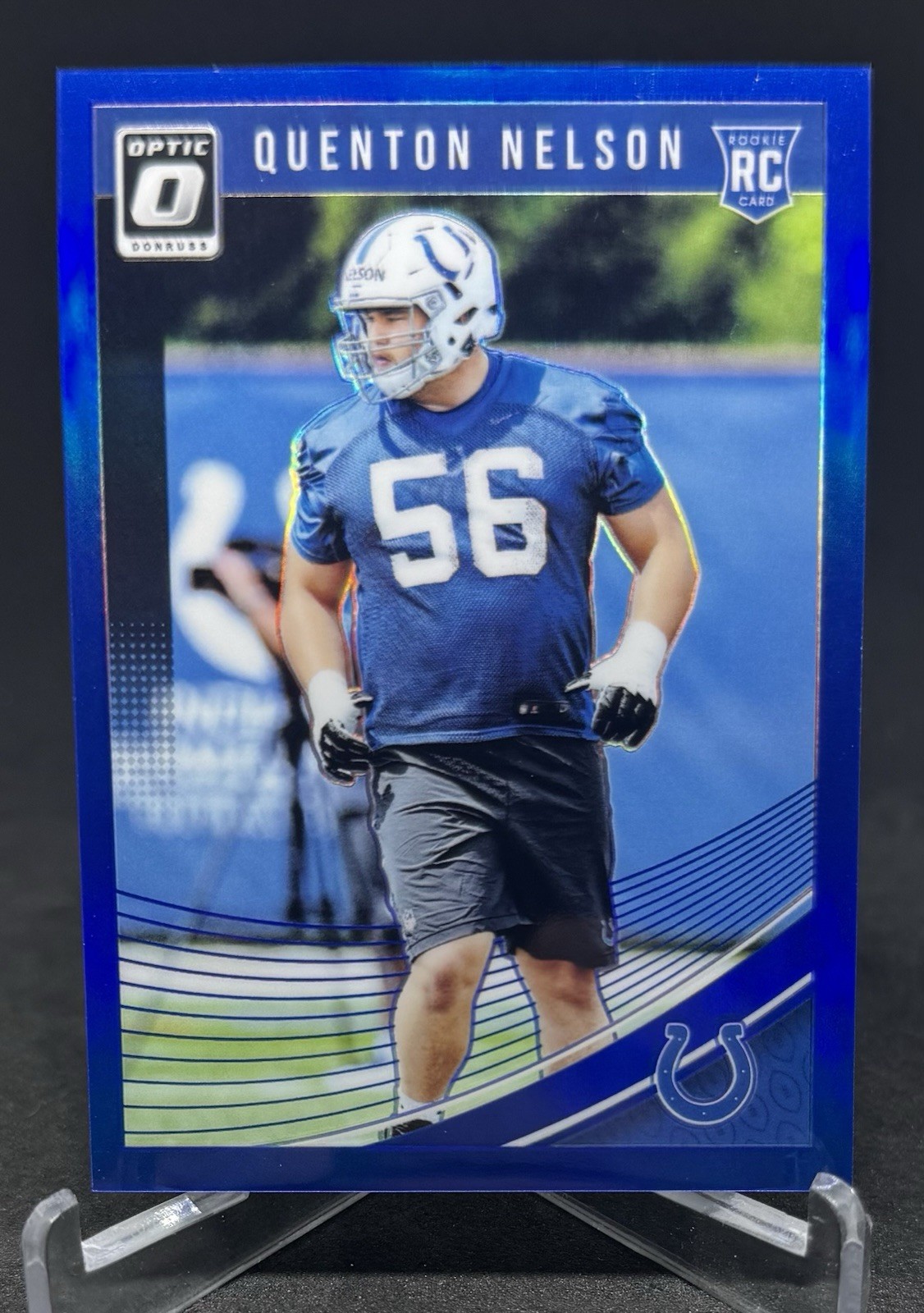 2018 Optic Quenton Nelson /149 BLUE Holo RC Rookie. Colts. Color Match