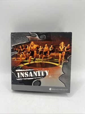 Beachbody Insanity Workout DVD Set W/ 10 Discs - Cardio Fitness