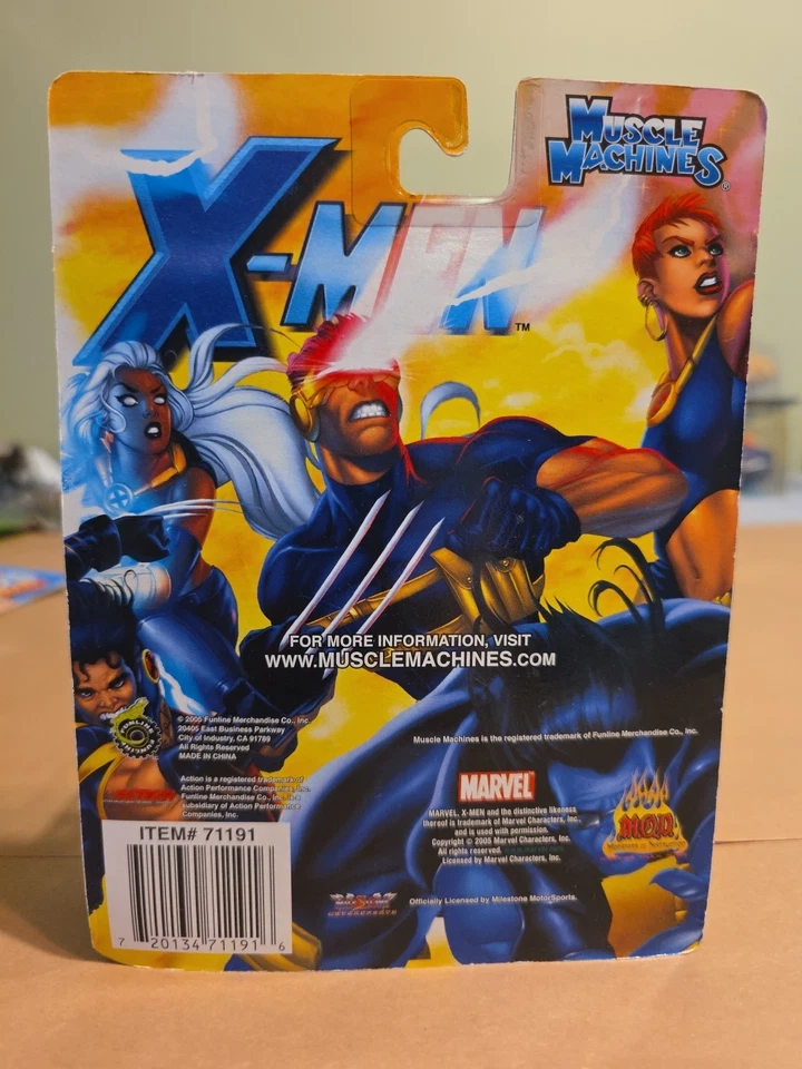 VINTAGE 2005 MUSCLE MACHINES - X-MEN - MARVEL -MONSTER TRUCK - M064-05-09 - NICE - Image 2 of 2
