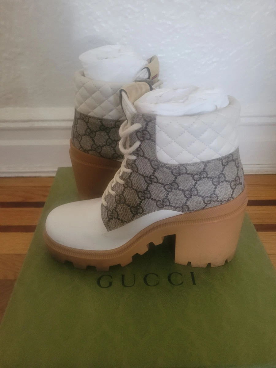 Gucci Monogram Shoes Indiana Women's Boots for sale | eBay