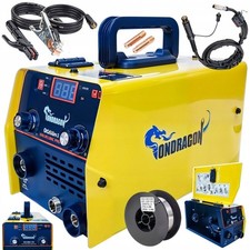 Inverter Schweißgerät 3in1 MIG MMA TIG Lift 250A IGBT Synergie LCD Gaslos