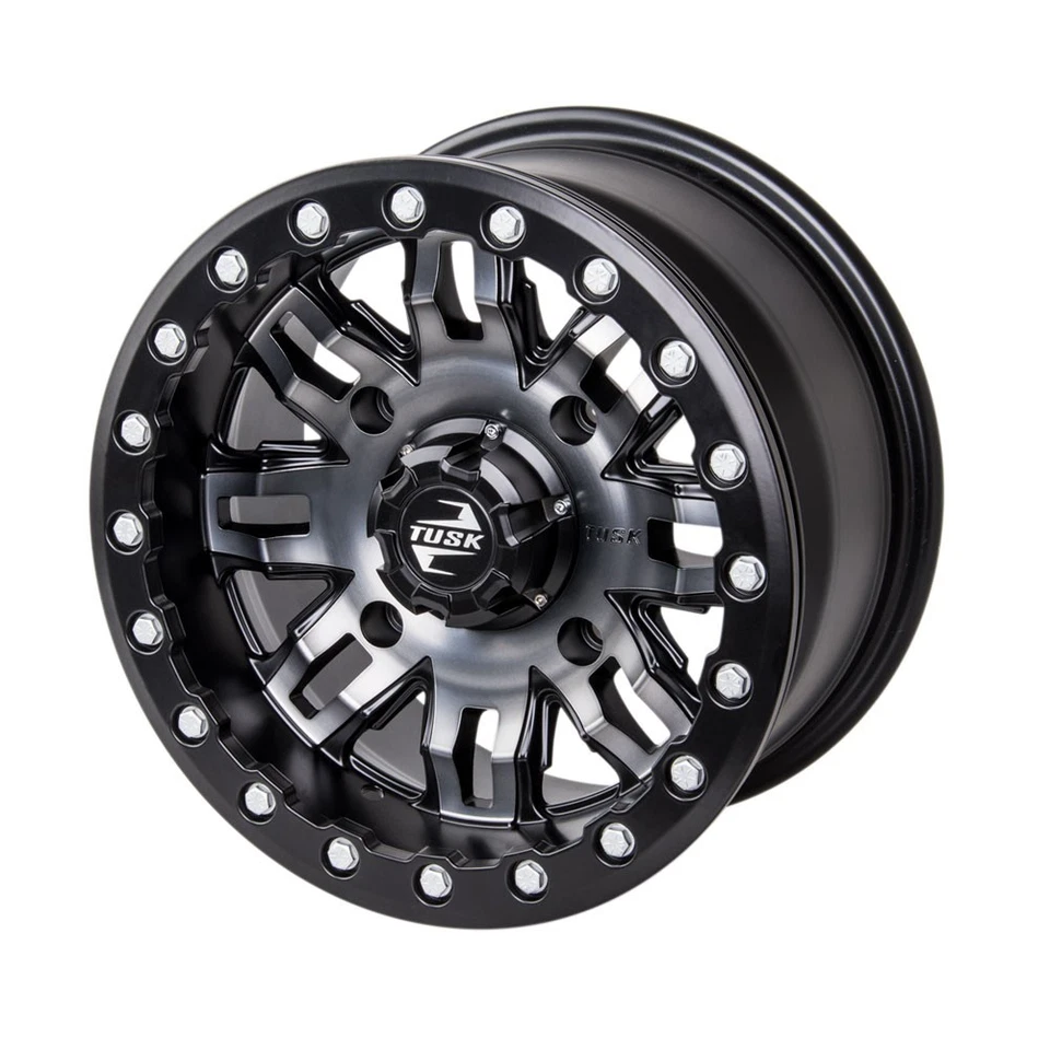 4/110 Tusk Teton Beadlock Wheel 14x7 5.0 + 2.0  For SUZUKI King Quad 750AXi 2019 Foto 4 de 4