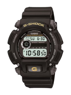 Casio - G-Shock, Black Classic Digital Shock Resistant Watch DW9052-1B