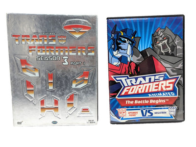 Transformers Season 3 Box Set Part 1 (DVD, 2003, 3-Disc Set) + The Battle Begins