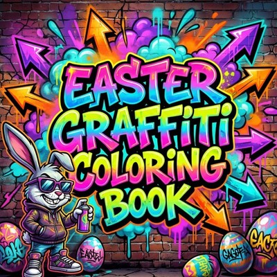 Easter Graffiti Coloring Book: Urban Art for Teens and
