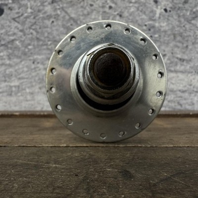 Vintage Suzue Sealed-Tech Rear Hub 36H Nutted High Flange Silver
