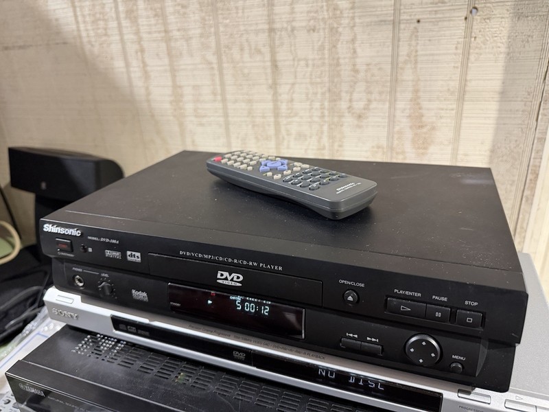 DVD Player Shinsonic Dvd -100 Mp3 VCD CD-R CD-R Tested Works with Remote 