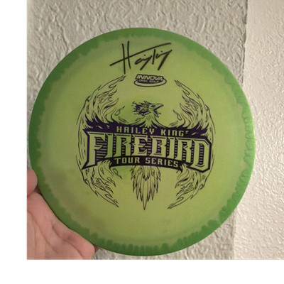 Innova Hailey King Firebird  Autographed Tour Series Fairway Driver Green 
