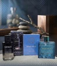 Men’s Perfume/aftershave Duo Savage EDP 100ml & Heroe Blue EDT 100ml New/sealed
