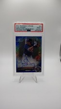 2017 1st Bowman Chrome Luis Arraez Blue Mojo #/150 PSA 9