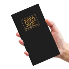 Pocket Calendar 2026-2027 for Purse, Two Year Monthly Planner Pocket Size, Ja...