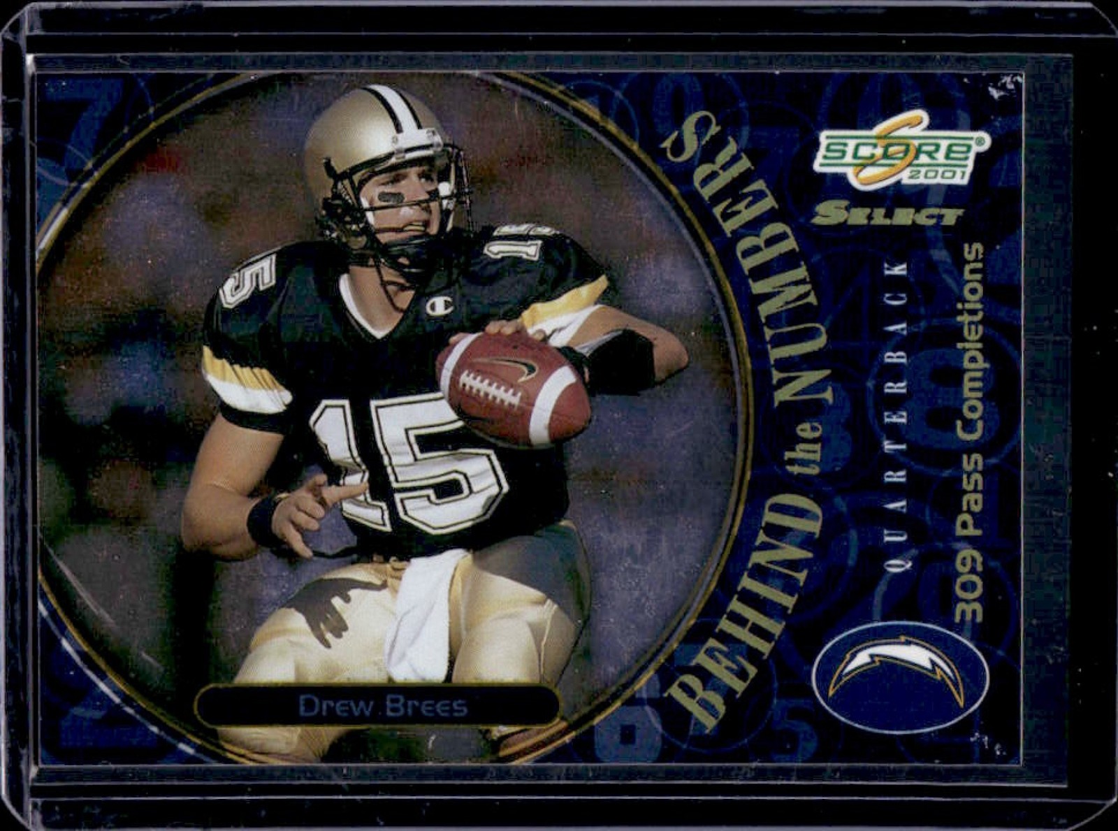 Drew Brees Score Select Behind the Numbers #BN9 Base