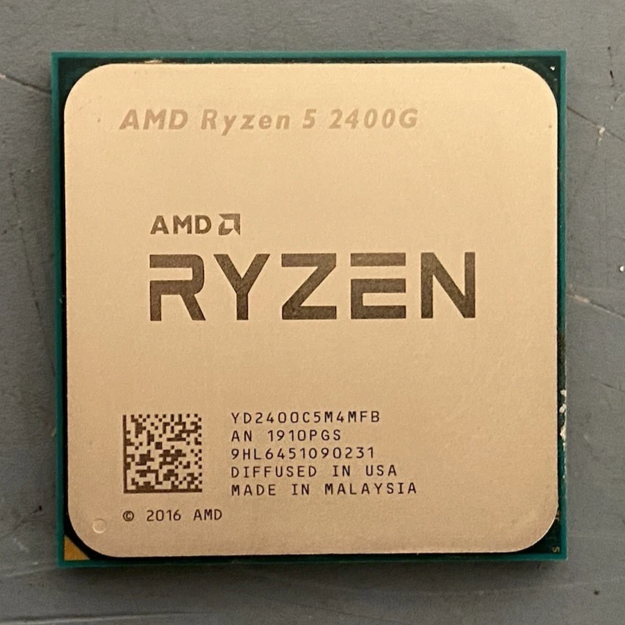 AMD Computer AMD Ryzen 5 2400G Processor Model Core Processors for