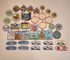 Lot of 38 BSA Circle Ten Patches - Texas, Oklahoma, Boy Scouts, Council, Etc..