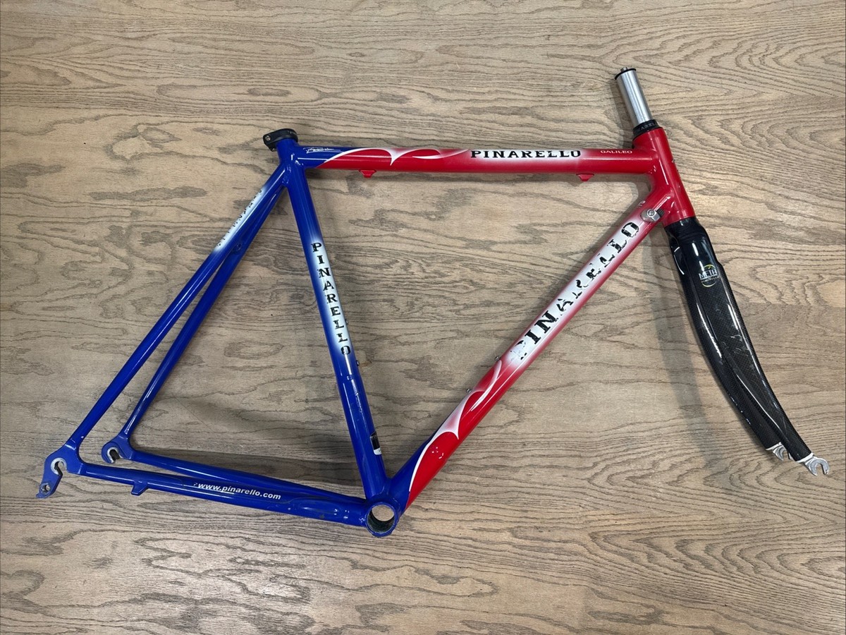 Pinarello Galileo Frameset 700c Aluminum Carbon Road Bike Red Blue