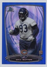 2014 Bowman Chrome Blue Refractor 87/199 Will Sutton #120 05k6