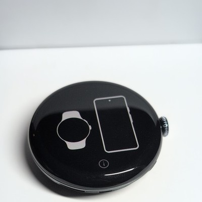 Google -Pixel Watch 3 (45mm) Wi-Fi - Matte Black- No Band - WATCH ONLY
