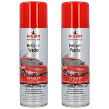 2x Nigrin Brillant-Wachs Glanz Detailer Spray Lack-Konservierung Pflege Wachs