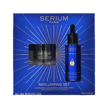 Serium Paris Replumping Set Multi-Benefit DayCream 50ml&Serum60ml NEWSEALED