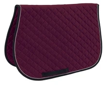 Quilted All-Purpose Piped Saddle Pad