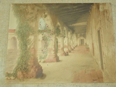 Isaiah W. TABER RARE PHOTO Mission SAN JUAN CAPISTRANO CALIFORNIA AMERICA 1880