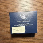 United States Mint American Eagle 2015 1 oz .999 Silver Proof Coin w/ Box COA