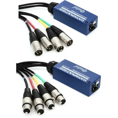 Radial Catapult Mini RX Cat 5/6 Audio Snake Module and Catapult Mini TX Cat 5/6
