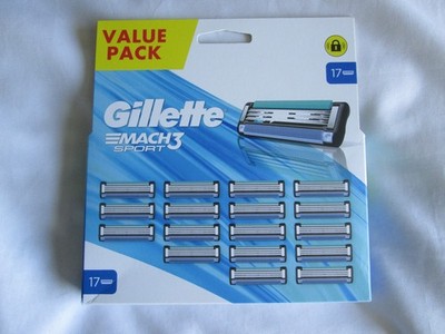 Gillette  Mach3 Sport  17 Stück Rasierklingen Neu und OVP