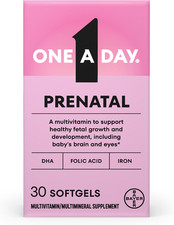 ONE A DAY Women's Prenatal 1 Multivitamin including Vitamins, 30 Ct