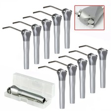 Juego de 1-10 piezas de mano de jeringa triple de 3 vías con 2 boquillas para aire dental