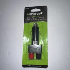 Enercell Cigarette Lighter Plug With Binding Posts 12VDC  10A