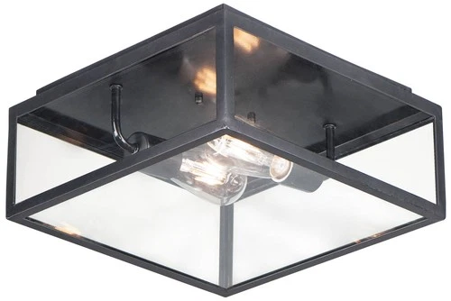 Maxim Catalina 13" Wide Dark Bronze Outdoor Ceiling Light - Picture 1 of 5