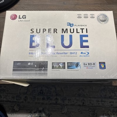 LG 3D Playback Super Multi Blue External Blu-Ray Disc Rewriter B12