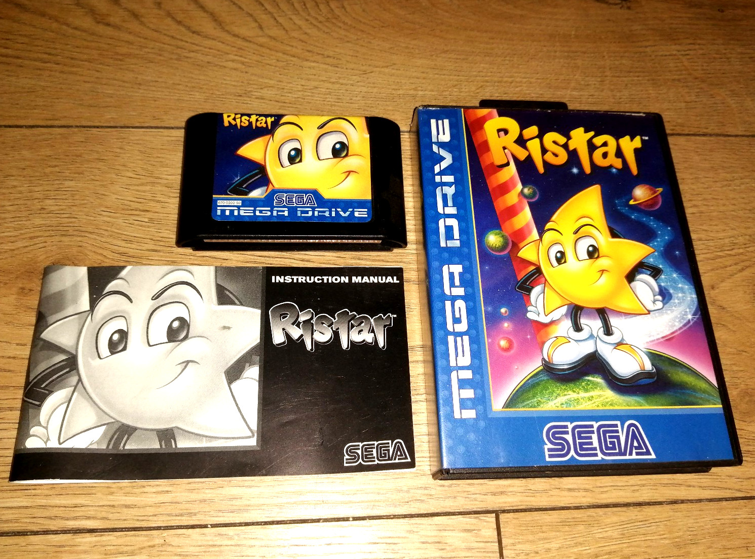 RISTAR Sega Megadrive Mega Drive Genesis Game PAL EUROPE Original 100% COMPLET