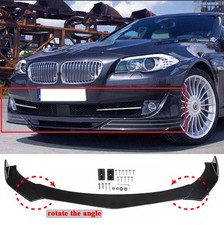 Für BMW 5er F10 F11 10-17 Front Spoiler Lippe Performance Glanz Schwarz ABS
