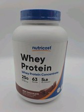 Nutricost Whey Protein Concentrate Milk Chocolate 5 LBS Exp 10/27 Sealed