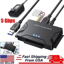 USB 3.0 to IDE  SATA Converter External Hard Drive Adapter Kit 2.5"/3.5" Cable