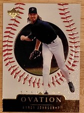 1999 Upper Deck Ovation #52 RANDY JOHNSON - Gold  155/500 - ARIZONA DIAMONDBACKS