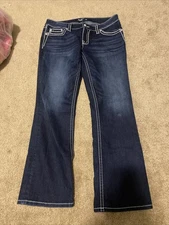 Miss Me Signature Jeans Women’s 34 Thick Stitch NEW $90