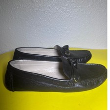 Cole Haan Black Black Loafers Casual Comfort Driving 8 B