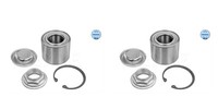 Meyle 2X Radnabe Radlagersatz Hinten FüR Peugeot 207 CC 208 CitroëN C3 II WD