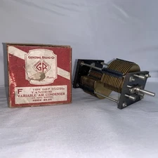 GENERAL RADIO CO type 248-F TANDEM VARIABLE AIR CONDENSER