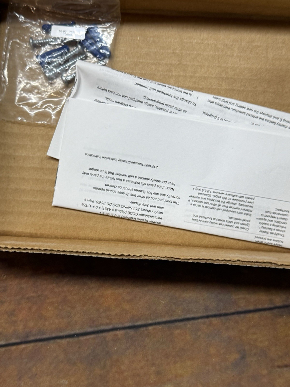 Interlogix Concord 60-983 ATP1000 ALPHA TOUCHPAD