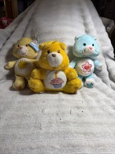 Lot of 3 Care Bears Vintage and 2000  s Figures 8  