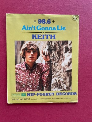 98.6 Ain't Gonna Lie KEITH - Hip-Pocket Records 4'' - Sealed - HP-20 45 RPM